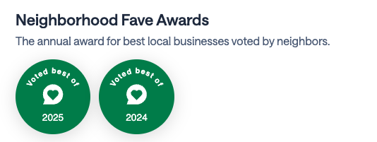 Nextdoor Neighborhood Fave Awards for 2024 and 2025